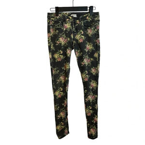Forever 21 Low Rise Floral Skinny Jeans